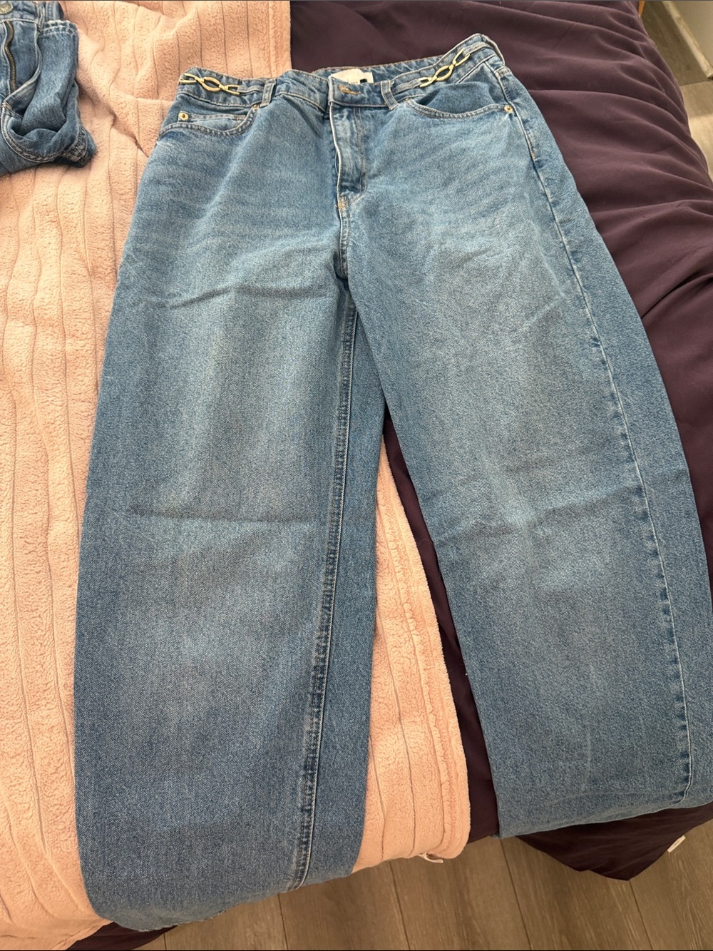 H&M Men's Light Blue Relaxed Jeans